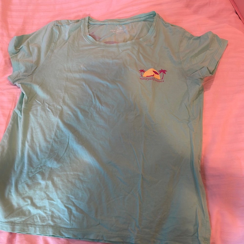 Vineyard vines teal tee
